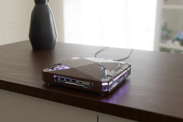 Janus One: On a sideboard, daylight